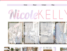 Tablet Screenshot of nicole-kelly.com